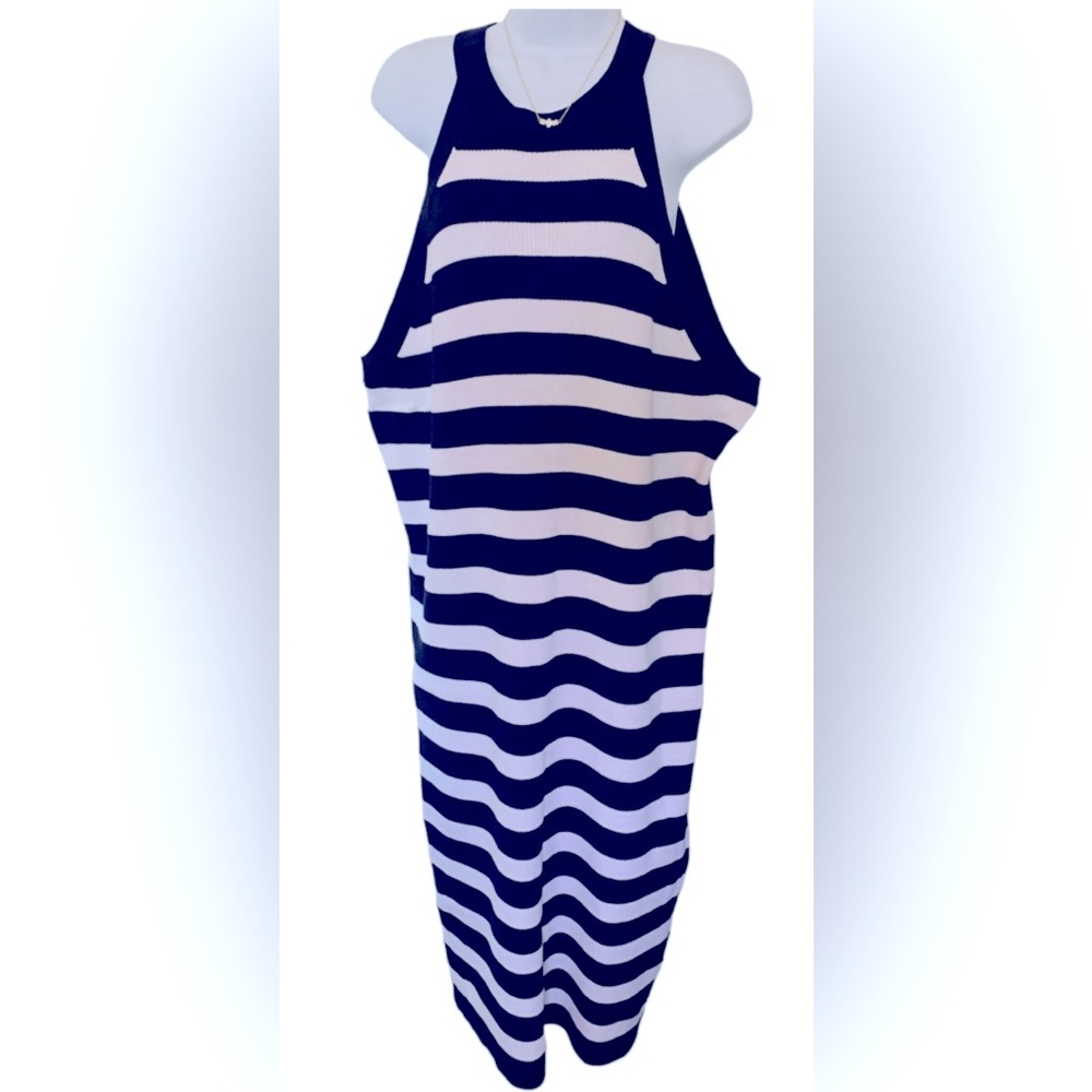 Old Navy ~ NWT~ Maxi Nautical Striped Dress